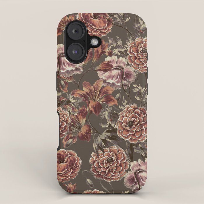 ORANGE LILY AND POPPY iPhone Case Gallery Image 1