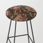 ORANGE LILY AND POPPY Stool Gallery Image 2