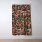 ORANGE LILY AND POPPY Window Curtain Gallery Image 3