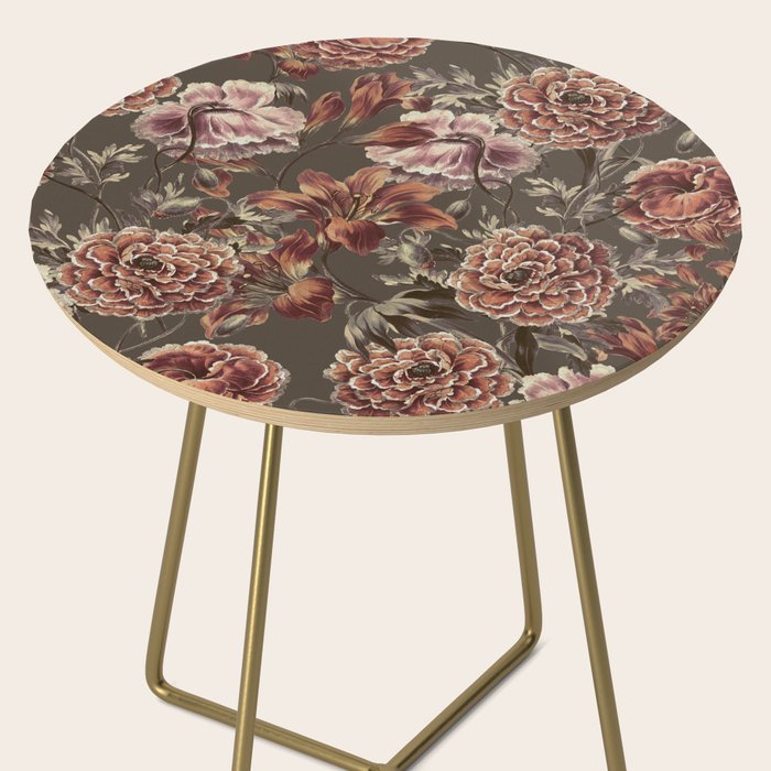 ORANGE LILY AND POPPY Side Table Gallery Image 2