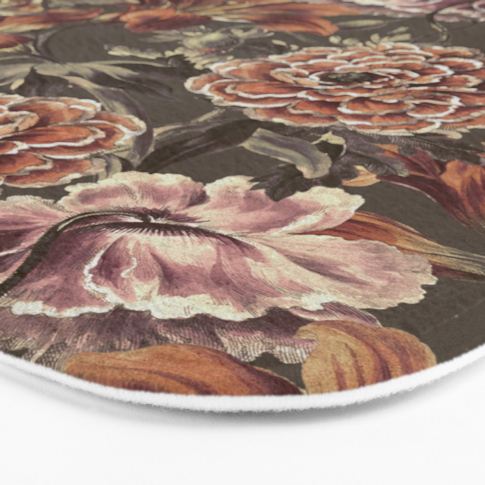 ORANGE LILY AND POPPY Bath Mat Gallery Image 3