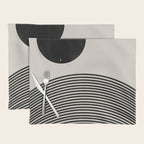 Woodblock Art, Mid Century illustration Placemat Gallery Image 1