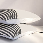 Woodblock Art, Mid Century illustration Pillow Sham Gallery Image 3