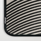 Woodblock Art, Mid Century illustration Laptop Sleeve Gallery Image 3