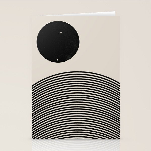 Woodblock Art, Mid Century illustration Stationery Card Gallery Image 2