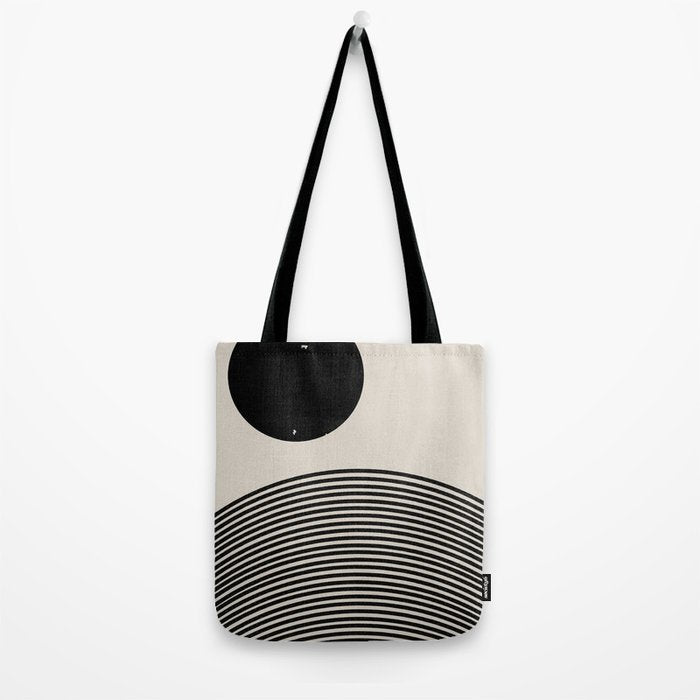 Woodblock Art, Mid Century illustration Tote Bag Gallery Image 2