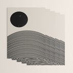 Woodblock Art, Mid Century illustration Wrapping Paper Gallery Image 3