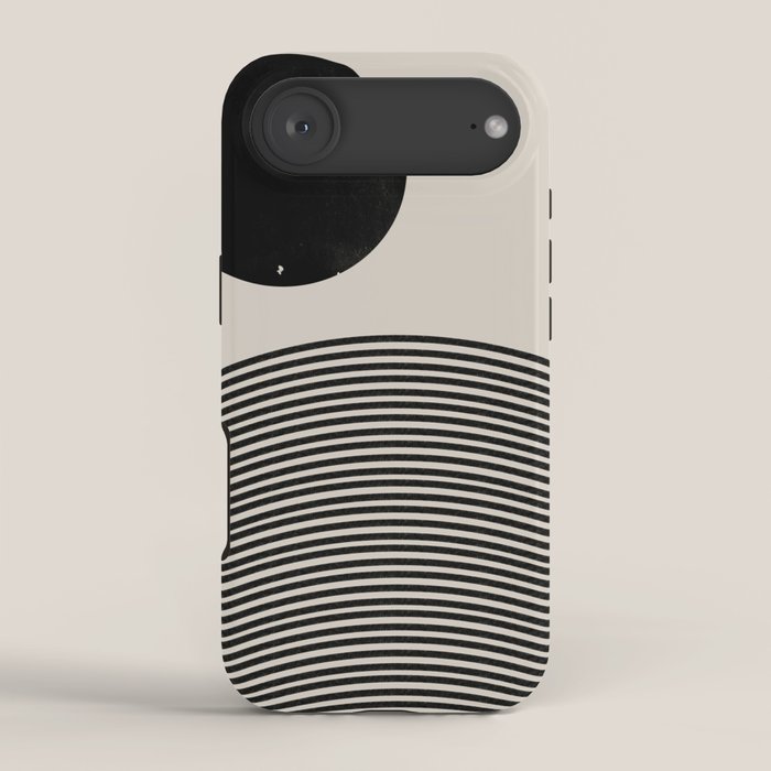 Woodblock Art, Mid Century illustration iPhone Case Gallery Image 2