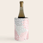 Festive, Floral Prints, Bloom Mix, Pink and Gray Wine Chiller Gallery Image 3