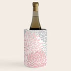 Festive, Floral Prints, Bloom Mix, Pink and Gray Wine Chiller Gallery Image 1