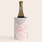 Festive, Floral Prints, Bloom Mix, Pink and Gray Wine Chiller Gallery Image 2
