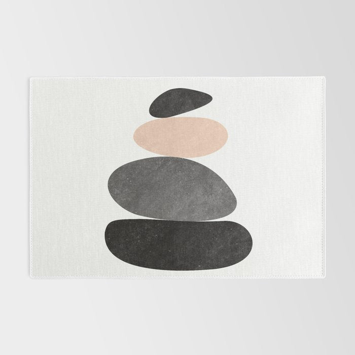 Peaceful, Zen, Balance, Geometric Art Rug Gallery Image 2