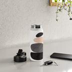 Peaceful, Zen, Balance, Geometric Art Water Bottle Gallery Image 4