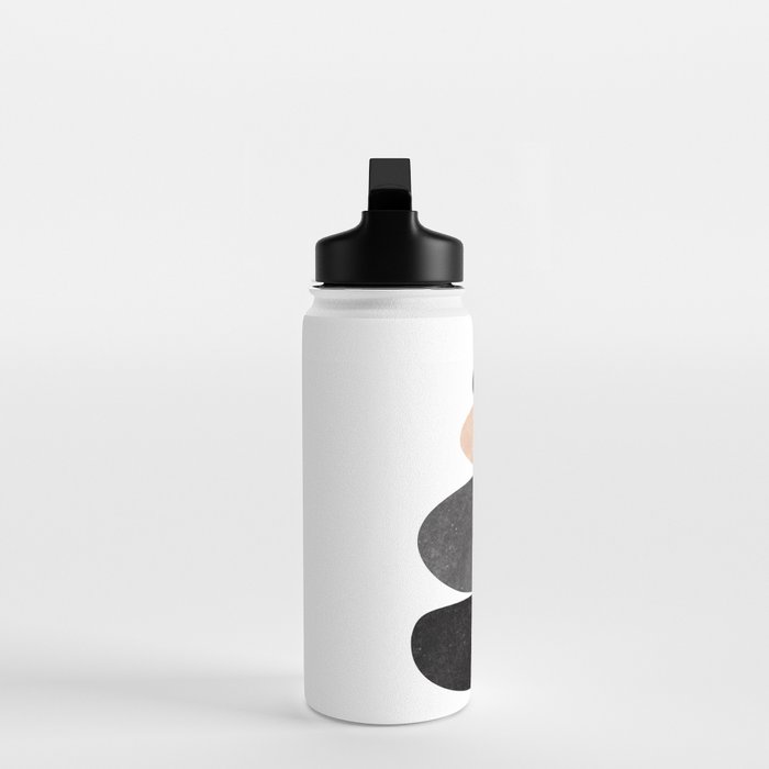 Peaceful, Zen, Balance, Geometric Art Water Bottle Gallery Image 3