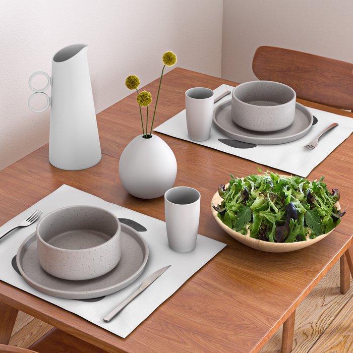 Peaceful, Zen, Balance, Geometric Art Placemat Gallery Image 2