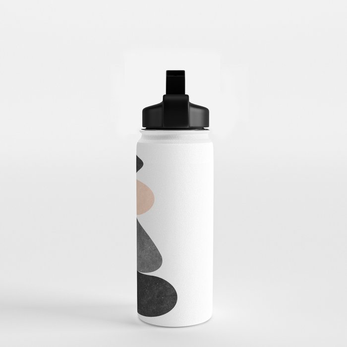 Peaceful, Zen, Balance, Geometric Art Water Bottle Gallery Image 2