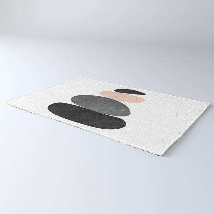 Peaceful, Zen, Balance, Geometric Art Rug Gallery Image 3