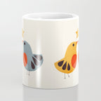 Festive Birds and Star Coffee Mug Gallery Image 4