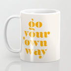 Go Your Own Way Coffee Mug Gallery Image 3