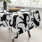 Black Cats Blep! Tablecloth Gallery Image 3