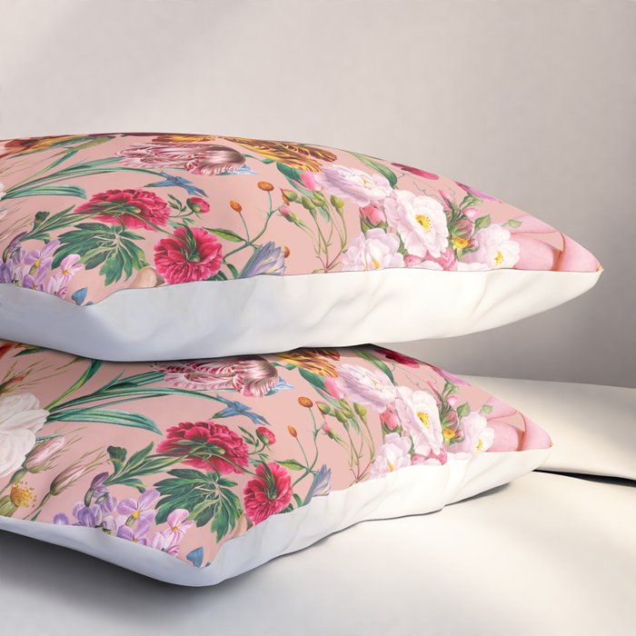 Floral and Pin-Up Girls III Pillow Sham Gallery Image 3