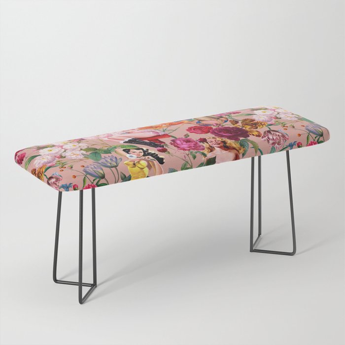 Floral and Pin-Up Girls III Bench Gallery Image 1