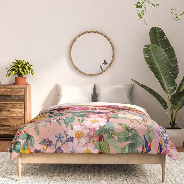 Floral and Pin-Up Girls III Comforter Gallery Image 3