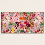 Floral and Pin-Up Girls III Desk Mat Gallery Image 3