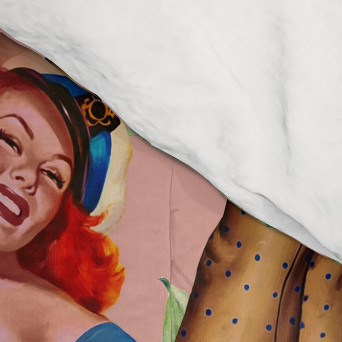 Floral and Pin-Up Girls III Comforter Gallery Image 4