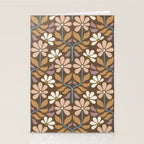 Retro Floral Pattern Bloom Stationery Card Gallery Image 2