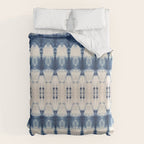 Abstract Shibori Boats in a Marina Duvet Cover Gallery Image 6