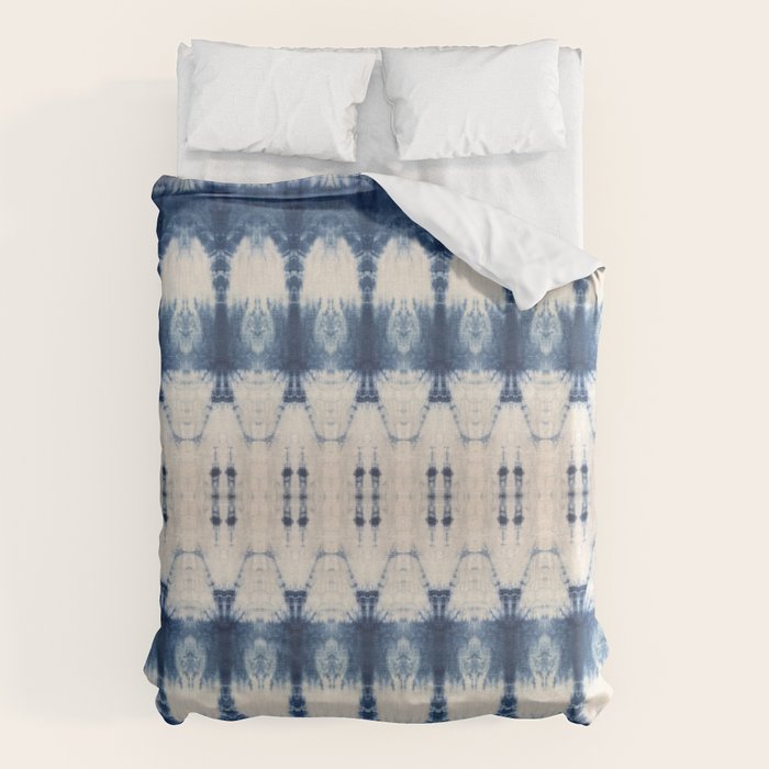 Abstract Shibori Boats in a Marina Duvet Cover Gallery Image 6
