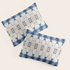 Abstract Shibori Boats in a Marina Pillow Sham Gallery Image 3