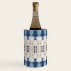Abstract Shibori Boats in a Marina Wine Chiller Gallery Image 1