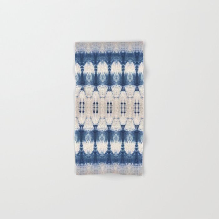 Abstract Shibori Boats in a Marina Bath Towel Gallery Image 1