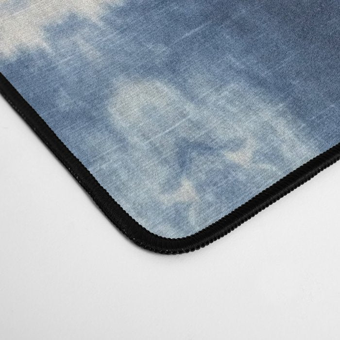 Abstract Shibori Boats in a Marina Desk Mat Gallery Image 4