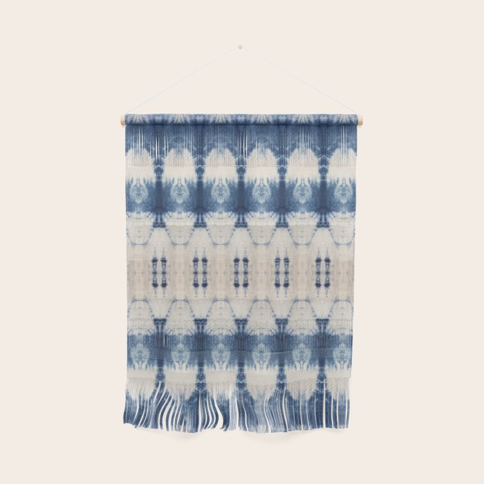 Abstract Shibori Boats in a Marina Wall Hanging Gallery Image 1