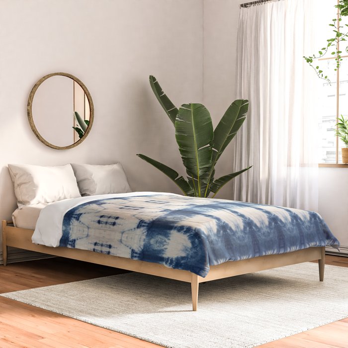 Abstract Shibori Boats in a Marina Comforter Gallery Image 2
