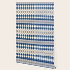 Abstract Shibori Boats in a Marina Wallpaper Gallery Image 2