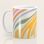Rainbow Swirl Abstract Retro 70s  Coffee Mug Gallery Image 3