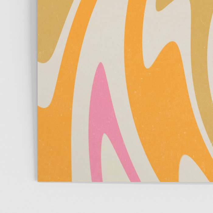Rainbow Swirl Abstract Retro 70s  Poster Gallery Image 3