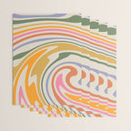 Rainbow Swirl Abstract Retro 70s  Wrapping Paper Gallery Image 3