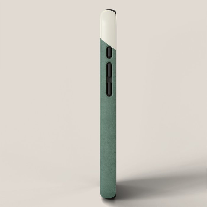 Halfmoon Colorblock 2 - Gold Green  iPhone Case Gallery Image 2