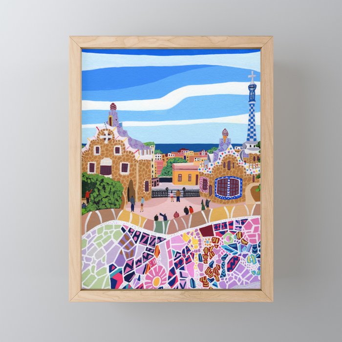 Barcelona, Spain Mini Art Print Gallery Image 1