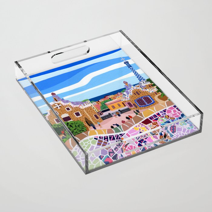 Barcelona, Spain Acrylic Tray Gallery Image 1