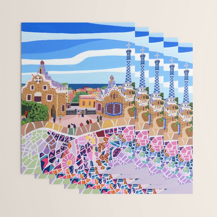 Barcelona, Spain Wrapping Paper Gallery Image 3