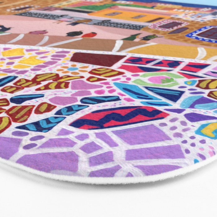 Barcelona, Spain Bath Mat Gallery Image 3