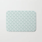 Coastal Deco . Teal Bath Mat Gallery Image 1
