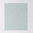 Coastal Deco . Teal Throw Blanket Gallery Image 2