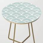 Coastal Deco . Teal Side Table Gallery Image 2